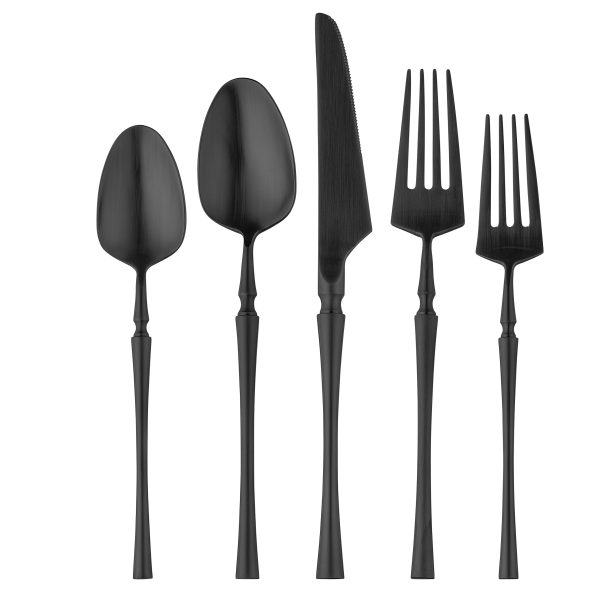 Troy Nero Flatware Collection