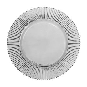 Charlotte Smoke Charger Plate