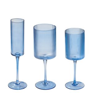 Tribeca Blue Glassware